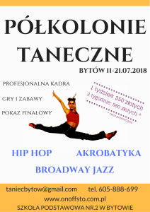 półkolonie plakat